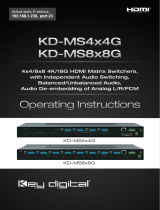 Key Digital KD-MS4x4G Operating instructions