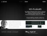 Key Digital KD-Pro8x8D Operating instructions