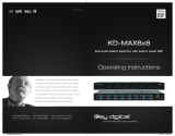 Key Digital KD-MAX8x8 Operating instructions