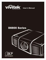 Vivitek D8800 User manual