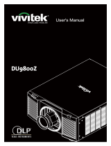 Vivitek DU9800Z User manual