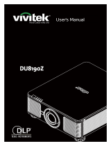 Vivitek DU8190Z User manual