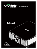 Vivitek DU8090Z User manual