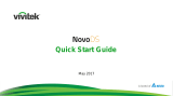 Vivitek NovoDS Quick start guide