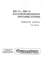 Rocktron Bradshaw RSB18/12​ Owner's manual