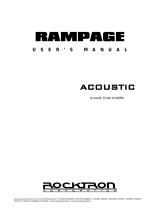 Rocktron ACOUSTIC Owner's manual