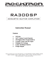 Rocktron RA30 DSP Owner's manual