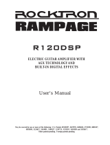 Rocktron Rampage R120 DSP Owner's manual