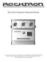 Rocktron Big Crush​ Compressor Owner's manual