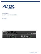 AMX DXL-TX-4K60 User manual