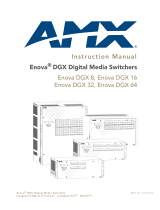 AMX DGX-I-DXF-SMS User manual