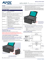 AMX HPX-MSP-7 Installation guide