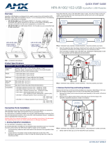 AMX HPX-N102-USB Quick start guide