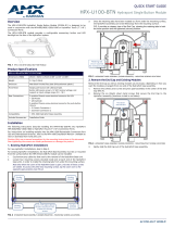 AMX HPX-U100-BTN Quick start guide