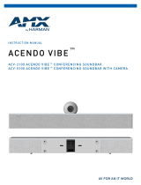 AMX by HARMAN Acendo ACV-5100 Vibe Video Conferencing Sound Bar Owner's manual