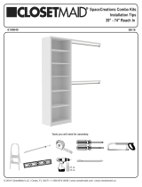 ClosetMaid39-74 In. Classic White Closet Kit