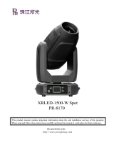 PR Lighting XRLED 1500-W Spot User manual