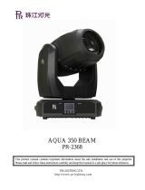 PR Lighting AQUA 350 Beam User manual