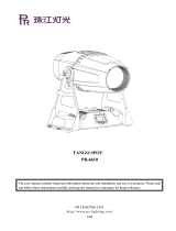 PR Lighting TANGO Spot User manual