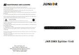 PR Lighting JNR DMX Splitter 1in8 User manual