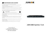 PR Lighting JNR DMX Splitter 1in4 User manual