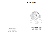 PR Lighting JNR PAR 54x3 User manual