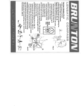 Brunton 9077 Lensatic Compass Owner's manual