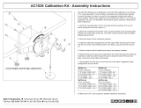 MARK-10 AC1036 Calibration Kit User guide