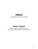 Dogtra 3500X Owner's manual