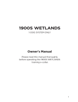 Dogtra 1900S WETLANDS  Owner's manual