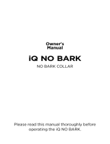 Dogtra iQ No Bark Collar Owner's manual