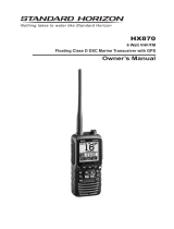 Standard Horizon HX 870E Owner's manual
