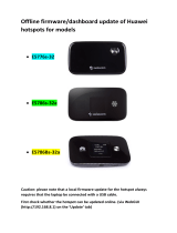Swisscom Huawei Hotspot E5786Bs-32a Operating instructions