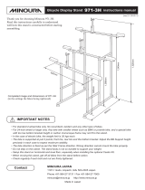 MINOURA 971-3H Instructions Manual