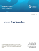 Vicon Valerus SmartAnalytics User guide