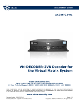 Vicon Video Decoder VN-DECODER-2A Quick start guide