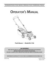 Bolens 11B-H7SC365 User manual