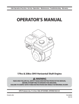 Troy-Bilt 31BM53Q2563 Owner's manual