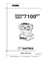 Robe Digital Spot 7100 DT User manual