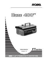 Robe Haze 400 FT User manual
