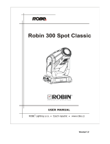 Robe Robin 300 Plasma Spot User manual