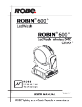 Robe Robin 600 LEDWash plus User manual