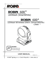 Robe Robin 600 LEDWash User manual