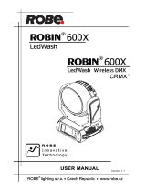 Robe Robin 600X LEDWash User manual