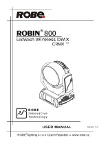 Robe Robin 800 LEDWash User manual