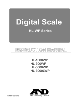 A&D HL-1000WP User manual
