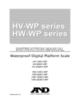 A&D HW-200KV-WP User manual