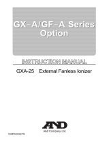 AND GXA-25 External Fanless Ionizer User manual