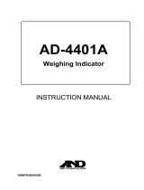 AND AD-4401A User manual