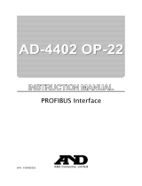 AND AD-4402 OP-22 User manual